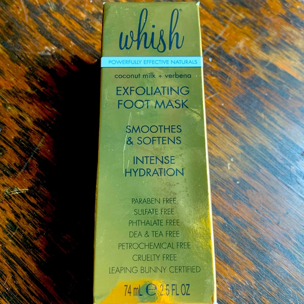 Whish exfoliating foot mask